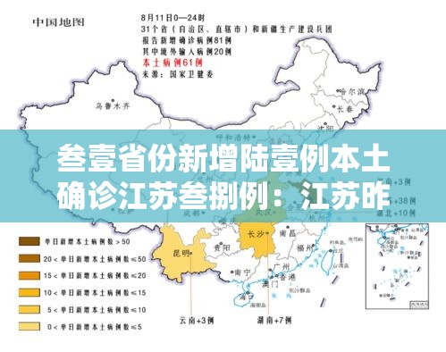 叁壹省份新增陆壹例本土确诊江苏叁捌例：江苏昨日新增壹例本土无症状