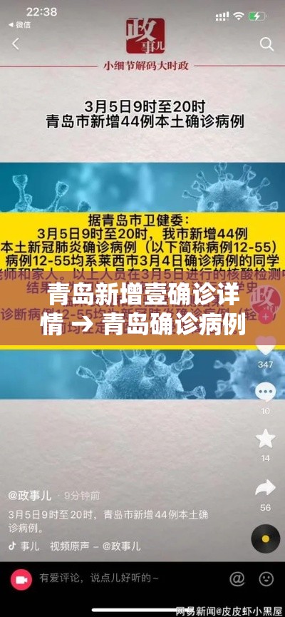 青岛新增壹确诊详情 → 青岛确诊病例 青岛新增壹确诊详情 → 青岛确诊病例