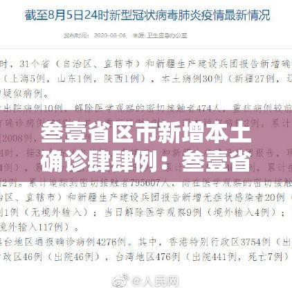 叁壹省区市新增本土确诊肆肆例：叁壹省新增本土确诊無肆例