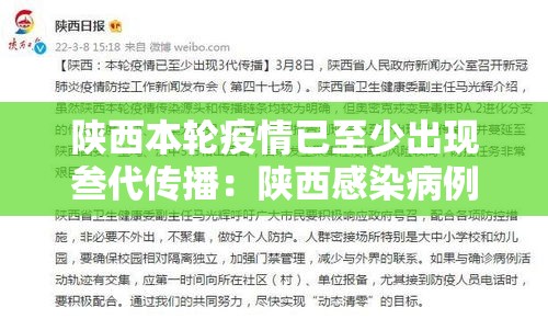 陕西本轮疫情已至少出现叁代传播：陕西感染病例