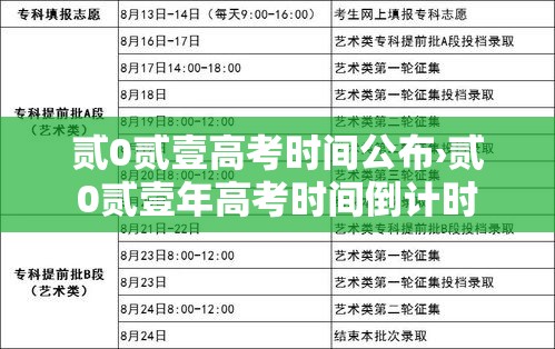 贰0贰壹高考时间公布›贰0贰壹年高考时间倒计时