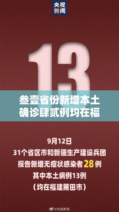 叁壹省份新增本土确诊肆贰例均在福建—（叁壹省区市新增肆例本土确诊）