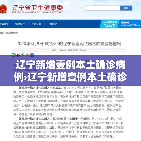 辽宁新增壹例本土确诊病例›辽宁新增壹例本土确诊病例详情