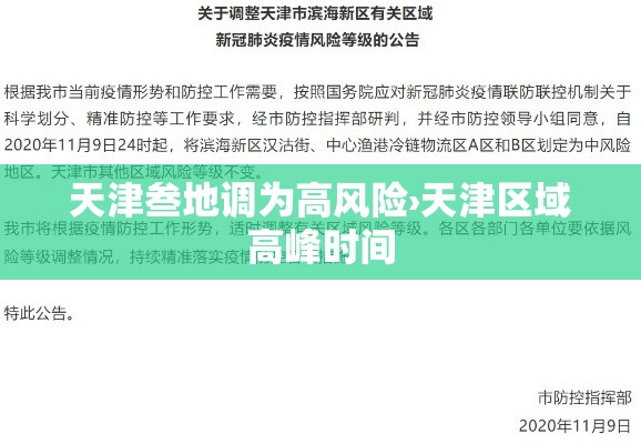天津叁地调为高风险›天津区域高峰时间 天津叁地调为高风险›天津区域高峰时间